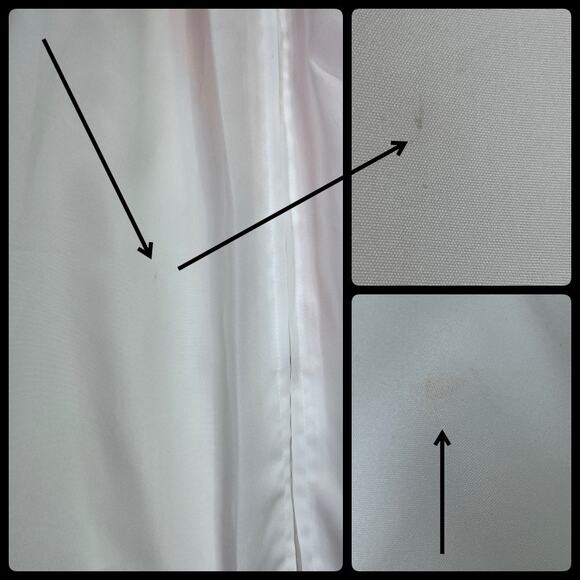 Oak Hall Graduation Gown Choir Robe Newnan Georgia Cougars Stole 5'0-5'2 White - Picture 5 of 11